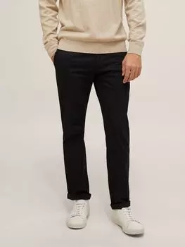 Черные брюки чинос узкого кроя John Lewis в винтажном стиле