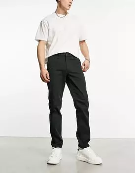 Черные брюки чиносы прямого кроя Jack & Jones Intelligence Ollie
