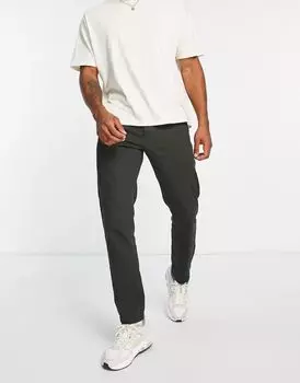 Черные брюки чиносы прямого кроя Jack & Jones Intelligence Ollie