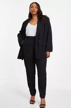 Черные брюки Curve Tailored QUIZ Clothing