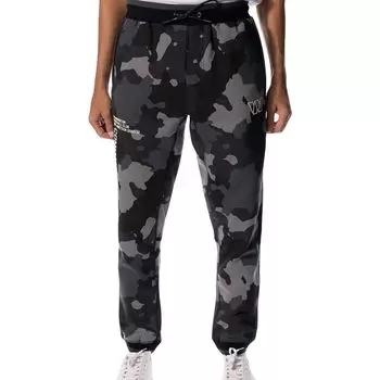 Черные брюки для бега с камуфляжным принтом унисекс The Wild Collective Washington Commanders