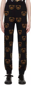 Черные брюки для отдыха Moschino Teddy Bear