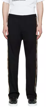 Черные брюки для отдыха с боковыми полосами Dsquared2