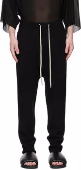 Черные брюки для отдыха с кулиской Rick Owens