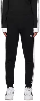 Черные брюки для отдыха с тремя полосками Adicolor Classics adidas Originals