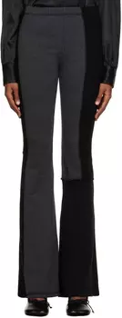 Черные брюки для отдыха со вставками MM6 Maison Margiela