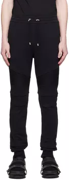 Черные брюки для отдыха в рубчик Balmain