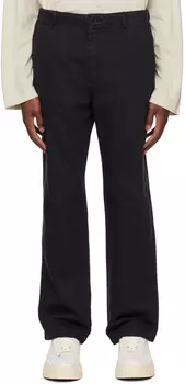 Черные брюки фургон (стиранные) HOPE