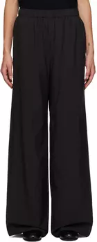 Черные брюки-галанте The Row