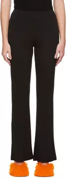 Черные брюки из джерси Dries Van Noten