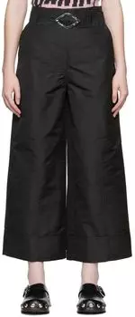 Черные брюки из тафты GANNI