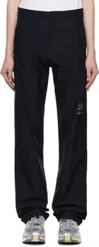 Черные брюки из тафты Salomon Edition MM6 Maison Margiela, Deep black