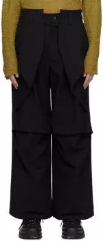 Черные брюки из вьюнка pet-tree-kor