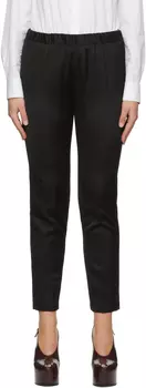 Черные брюки из вискозы Dries Van Noten