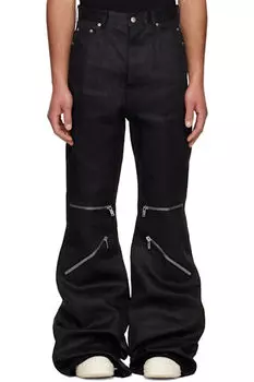 Черные брюки-карго Hollywood Bolan Rick Owens
