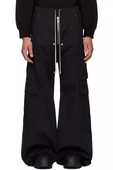 Черные брюки-карго Hollywood Cargobela Rick Owens