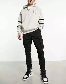 Черные брюки-карго Jack & Jones Intelligence