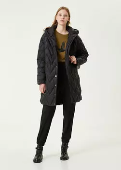 Черные брюки-карго на эластичной резинке Beymen