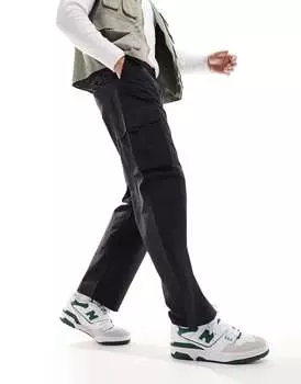 Черные брюки-карго New Look