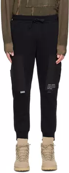 Черные брюки карго с D-образным кольцом Izzue