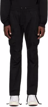 Черные брюки карго с кулиской John Elliott