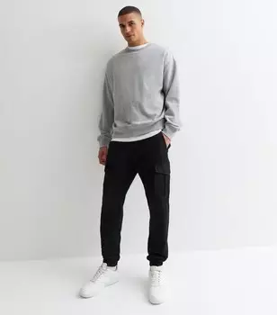 Черные брюки карго с манжетами Jack & Jones Jack & Jones, черный