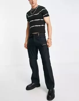 Черные брюки-карго унисекс с отстегивающимися штанинами на молнии Berghaus Dean Street