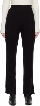 Черные брюки-клеш LVIR