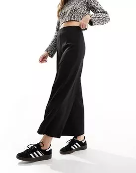 Черные брюки-кюлоты ASOS DESIGN