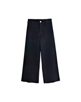 Черные брюки-кюлоты для девочки Dadati