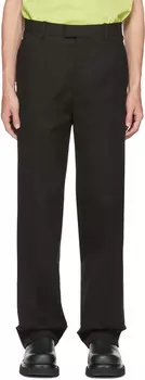Черные брюки Midseason из габардина Bottega Veneta