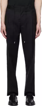 Черные брюки на кулиске Lardini