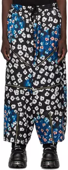 Черные брюки на молнии KIDILL