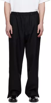 Черные брюки на резинке Lownn