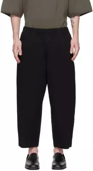 Черные брюки на резинке N.Hoolywood