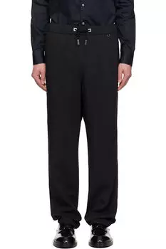 Черные брюки на завязках WOOYOUNGMI