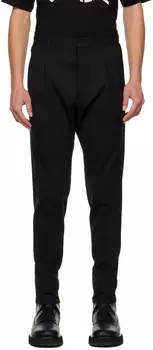 Черные брюки необработанного кроя Dsquared2
