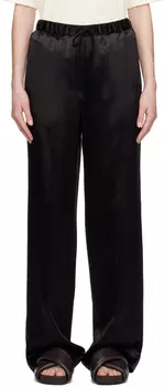 Черные брюки прямого кроя Jil Sander