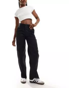Черные брюки с двойным коленом Dickies