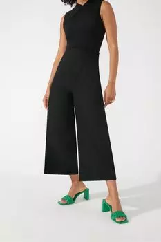 Черные брюки с кюлотами Ro&Zo, черный