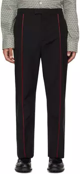 Черные брюки с окантовкой Ferragamo