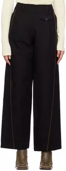 Черные брюки с окантовкой Kijun