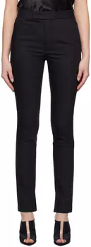 Черные брюки с разрезом Helmut Lang