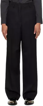 Черные брюки с высокой посадкой Margaret Howell