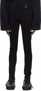 Черные брюки с защипами Wooyoungmi