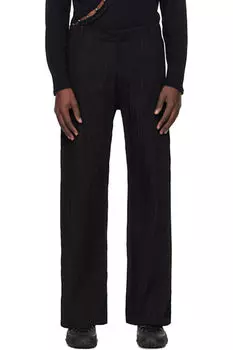 Черные брюки с жабрами Tondolo