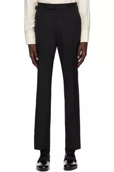 Черные брюки Shelton Super Plain Weave TOM FORD