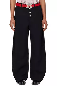 Черные брюки «Скульптурные» Jean Paul Gaultier