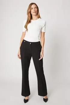 Черные брюки Smart Bootcut Wallis, черный