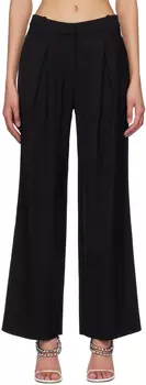 Черные брюки со складками CO